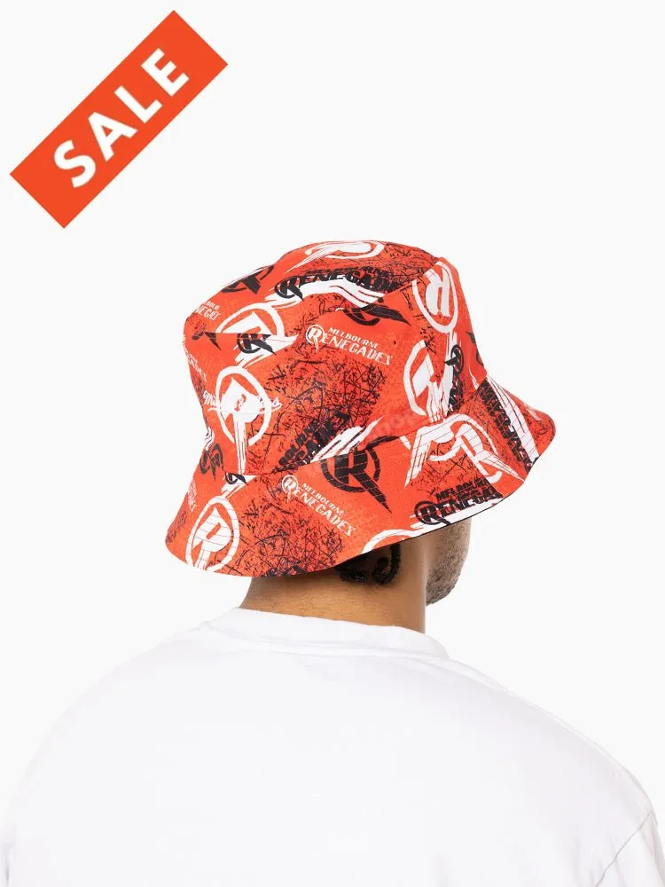 MELBOURNE RENEGADES BBL GRAPH BUCKET HAT