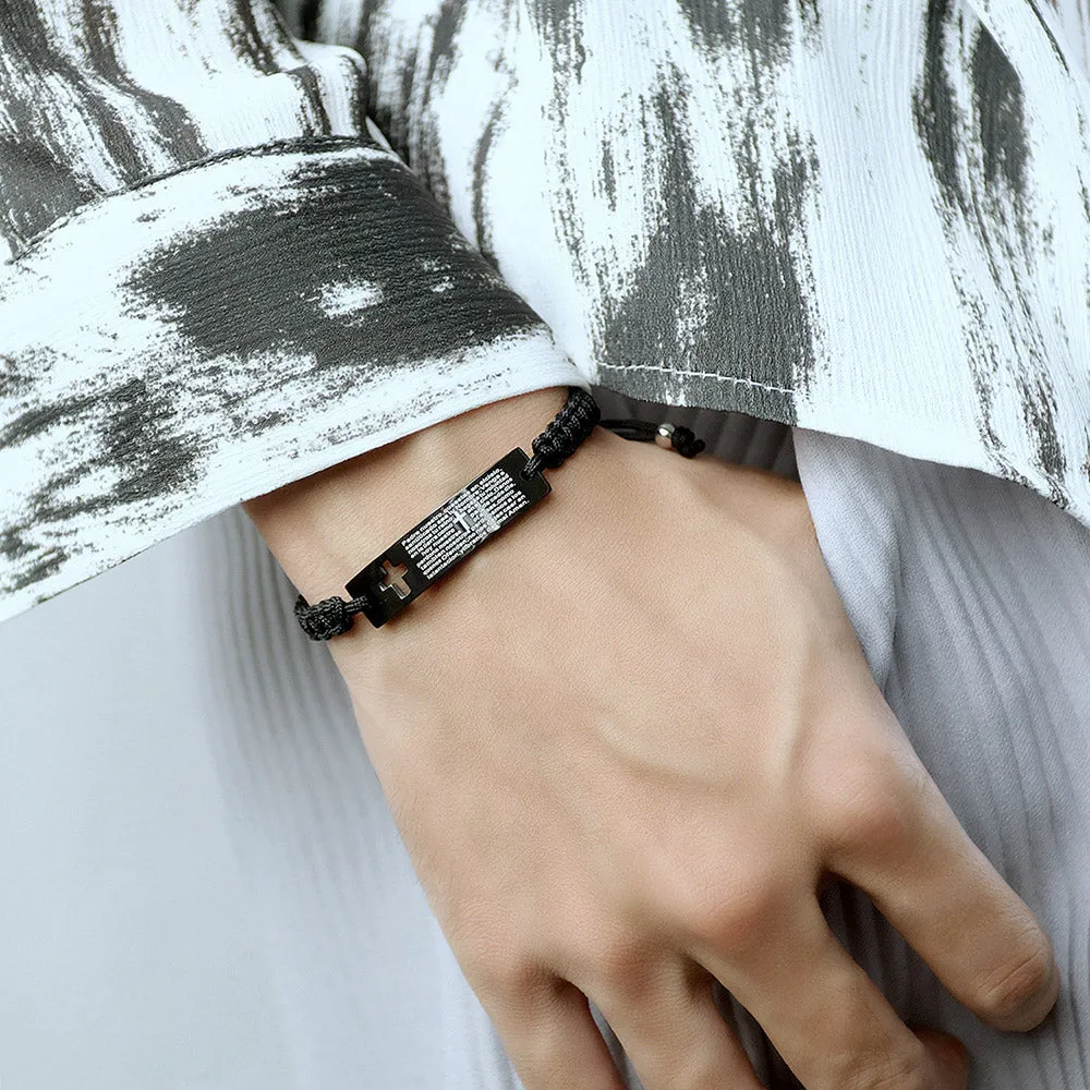 Men's Fashion Cross Bracelet