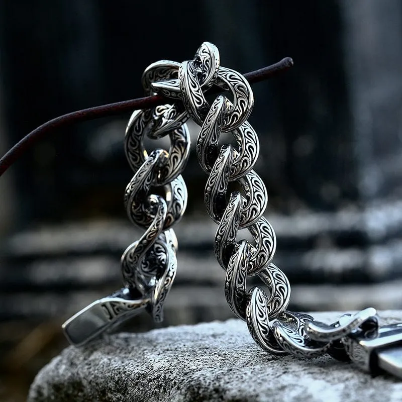 Men's Punk Twisting Buckle Bracelet