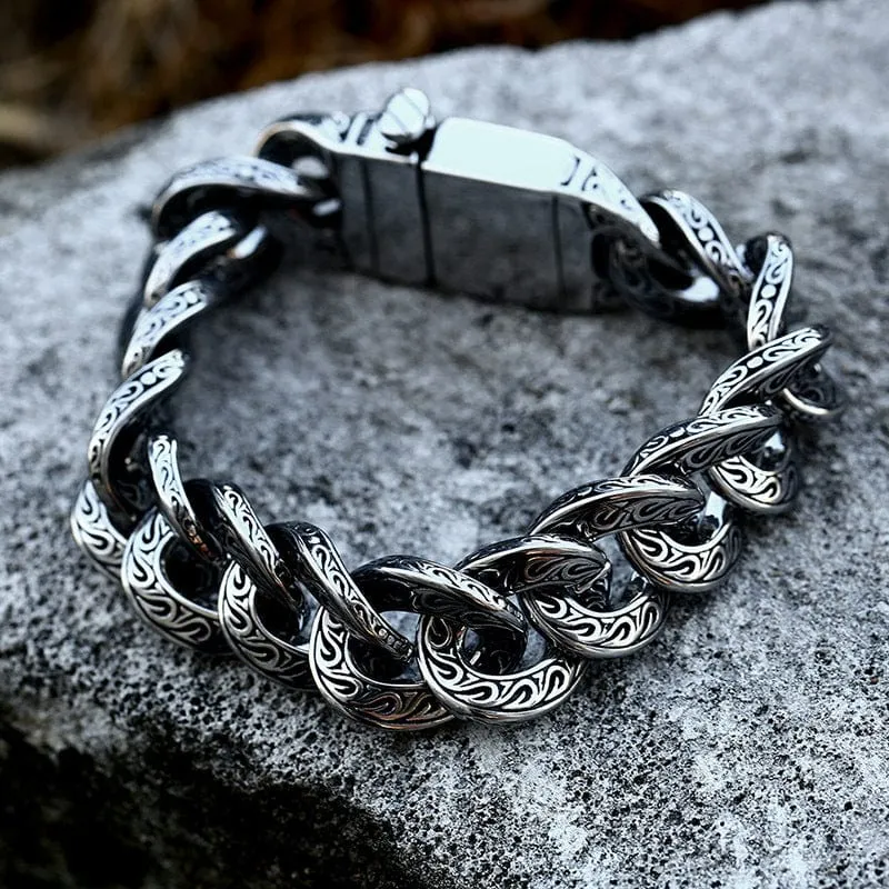 Men's Punk Twisting Buckle Bracelet