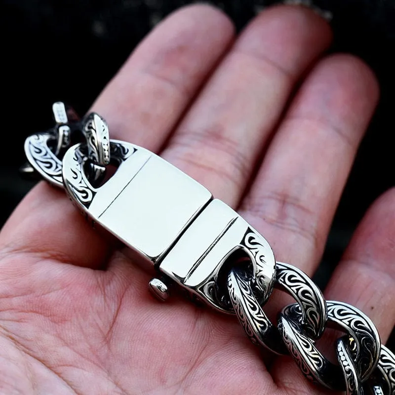Men's Punk Twisting Buckle Bracelet