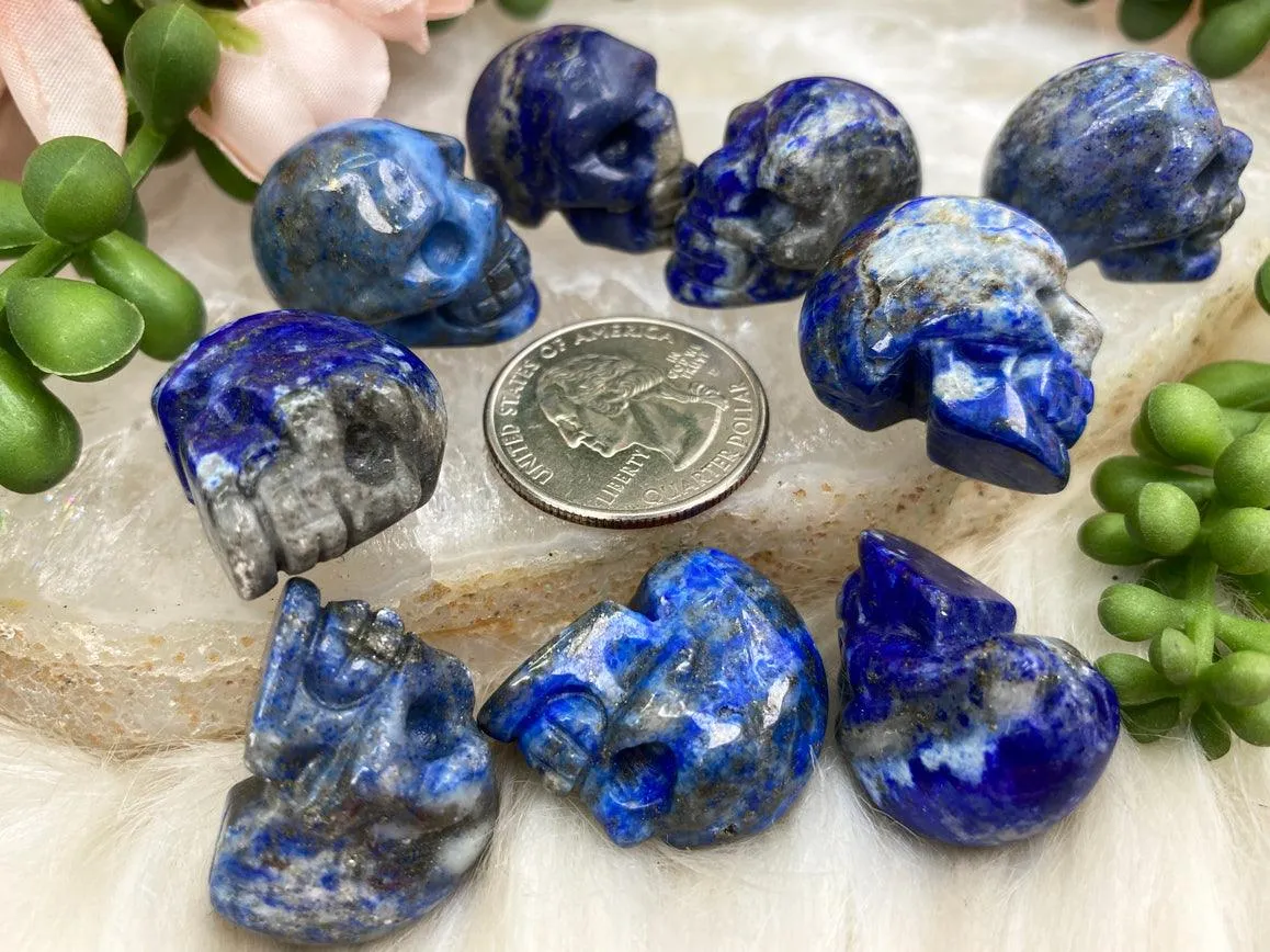 Mini Lapis Lazuli Skull