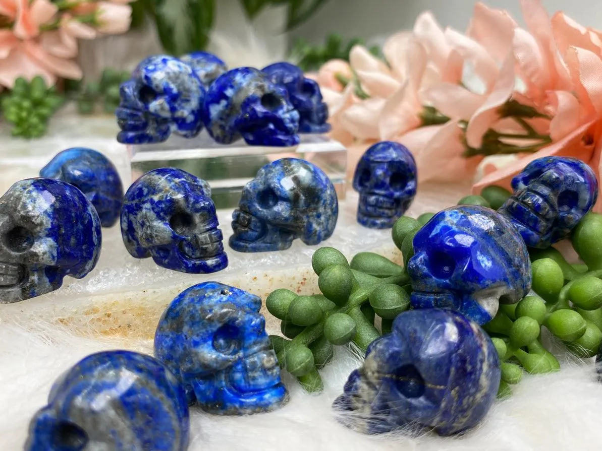 Mini Lapis Lazuli Skull