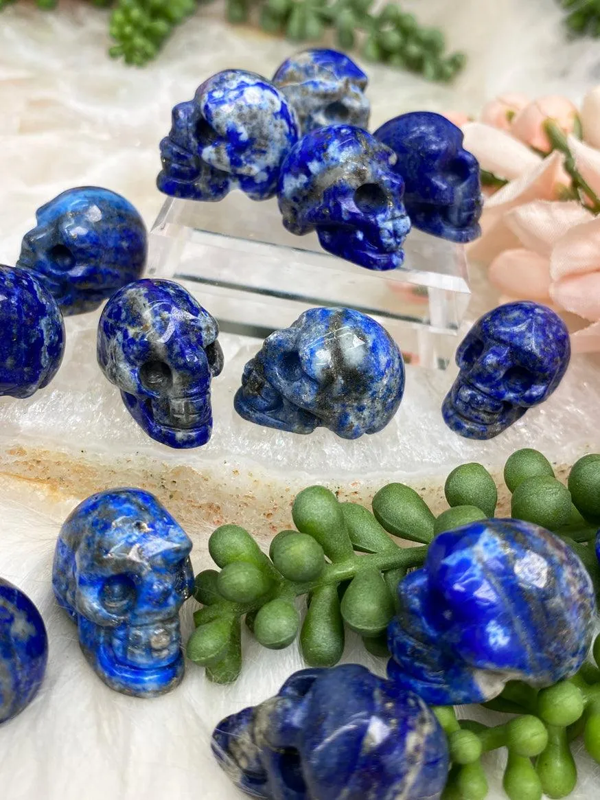 Mini Lapis Lazuli Skull