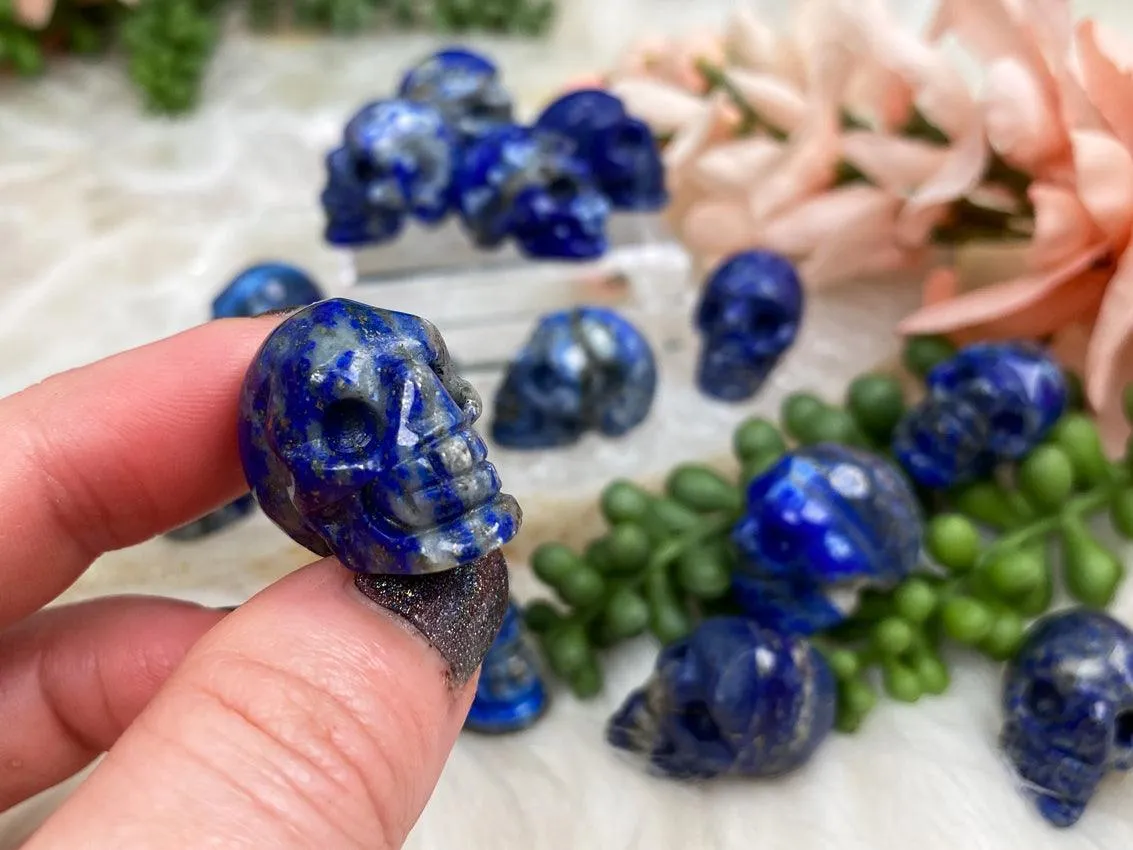 Mini Lapis Lazuli Skull