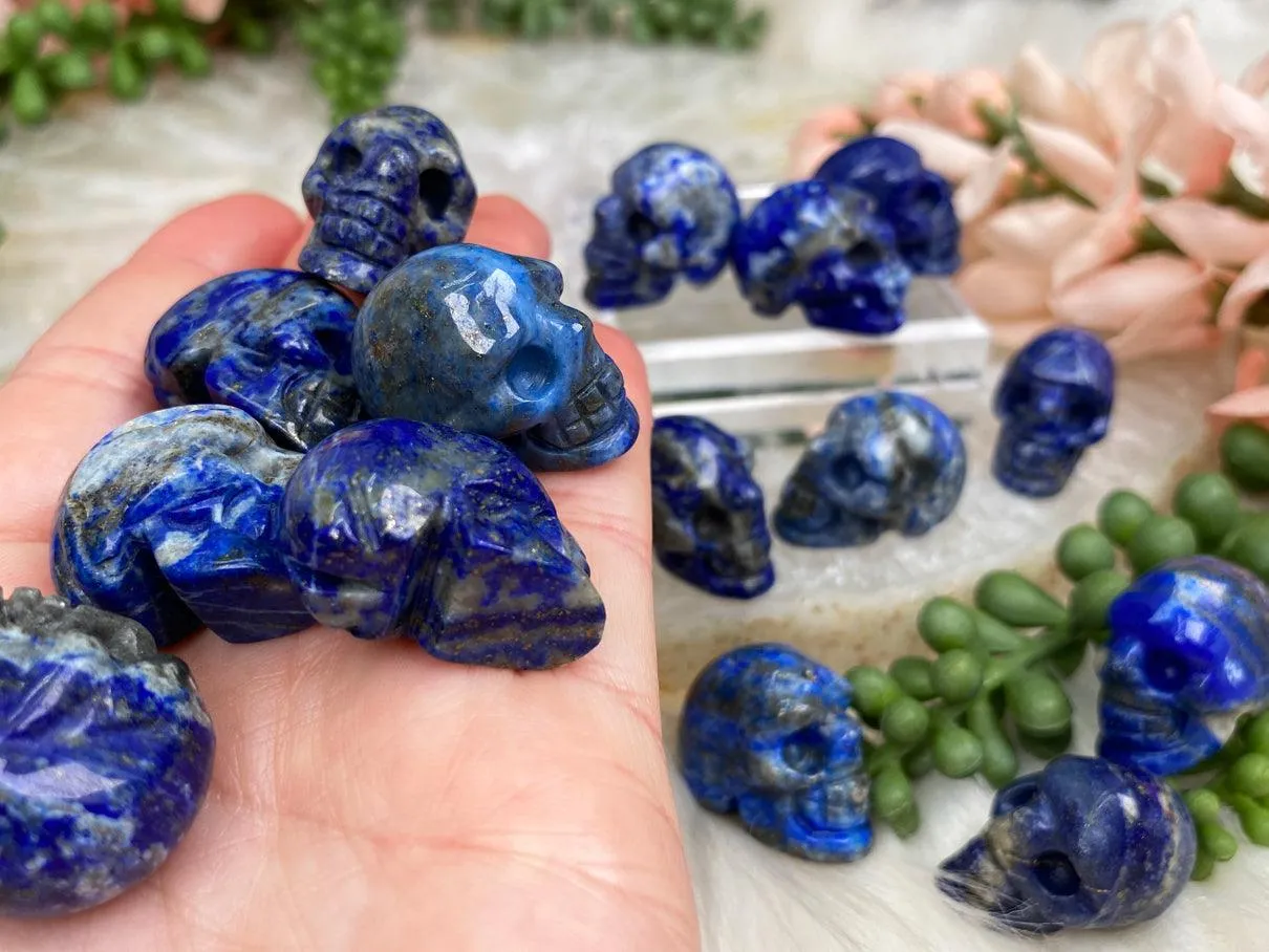 Mini Lapis Lazuli Skull