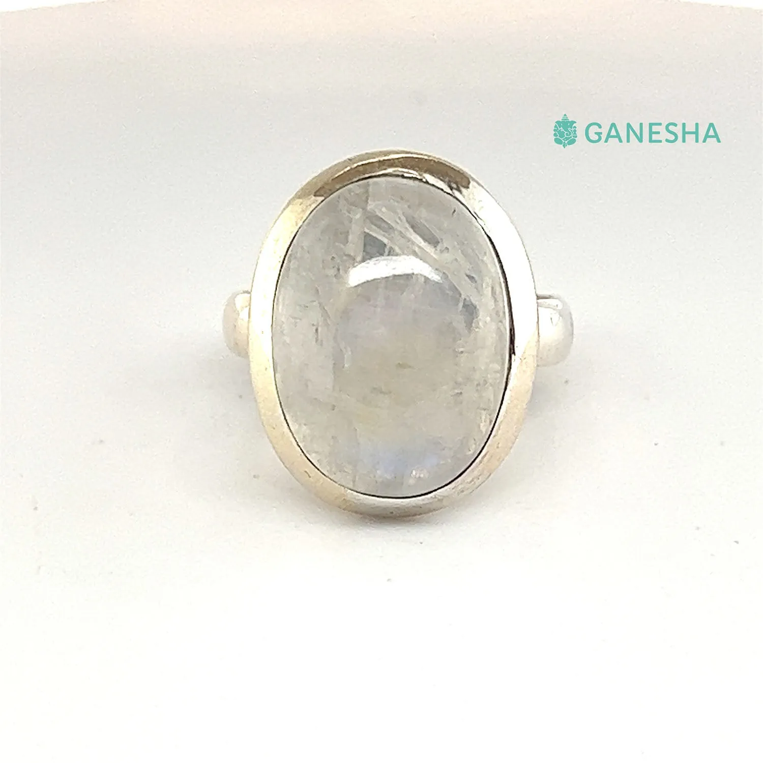 Moonstone Oval (925) Sterling Silver Jewellery Gift Set With Free Chain