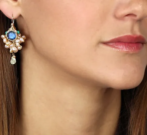 Moonstone Pearl Goddess Jewelry Set