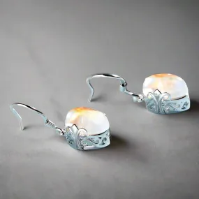 Moonstone Silver Earrings