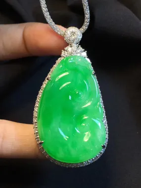 Natural Jade Pendant Jadeite Pendant NPT036