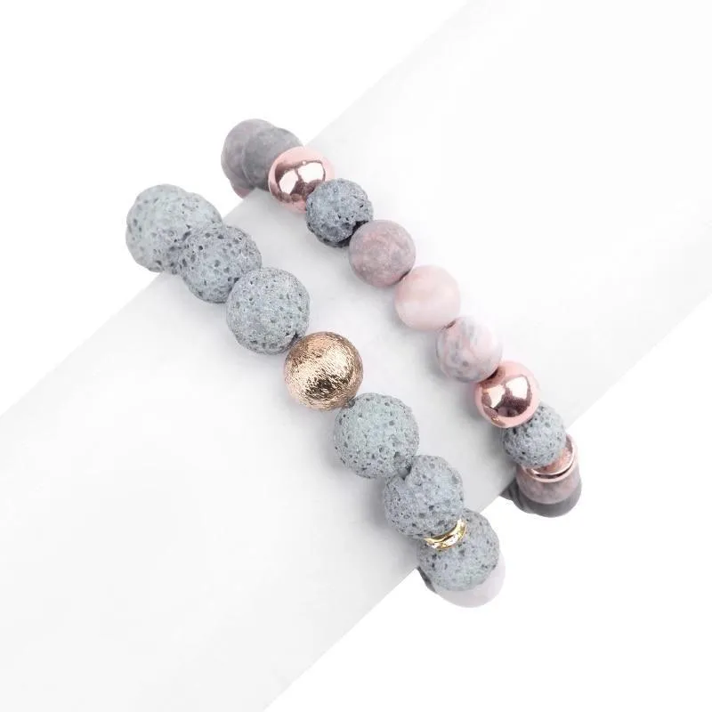 Natural Stone Bracelets Charm Jewelry #BC303 Unisex Accessories