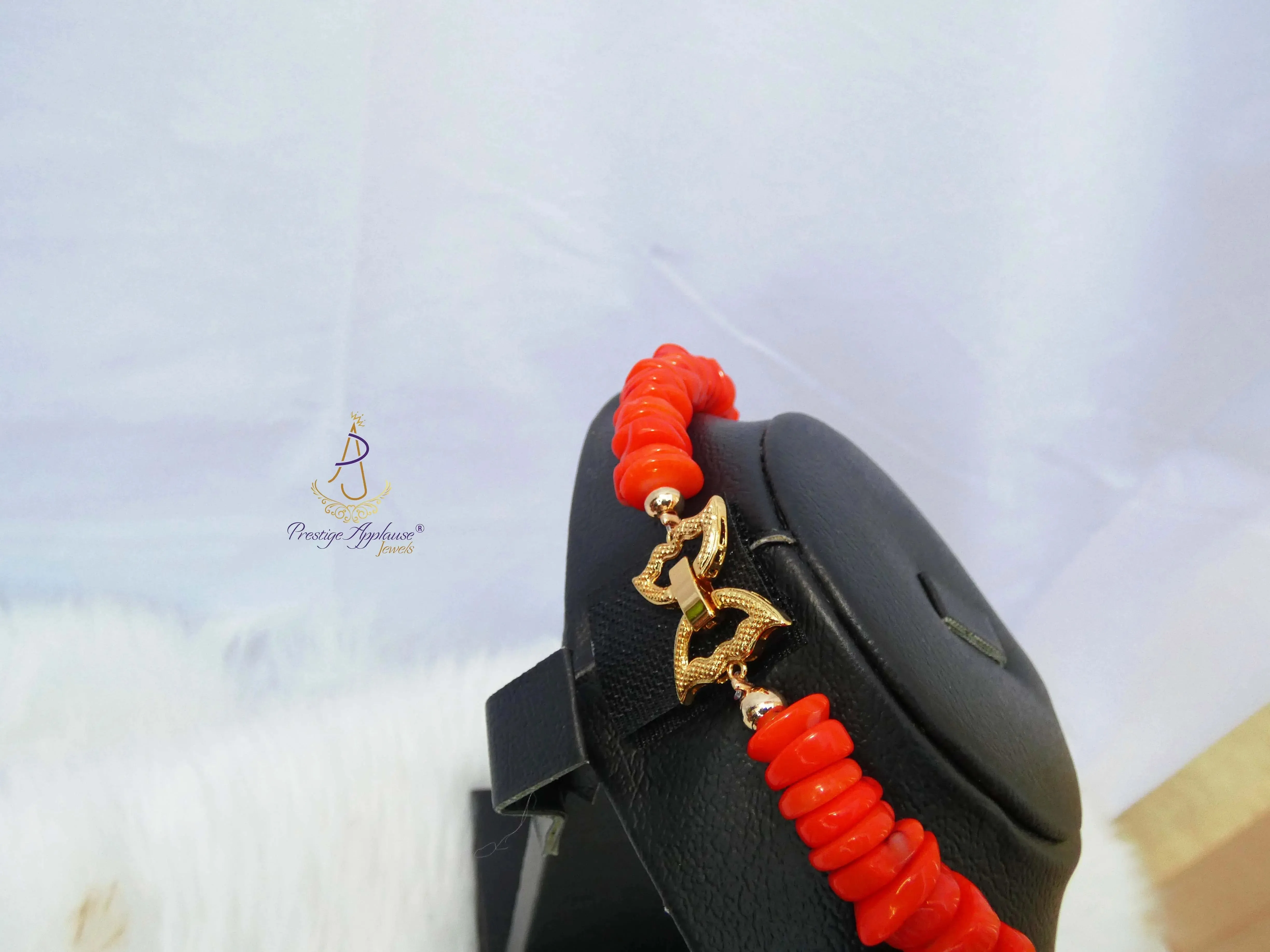 New Coral Design His & Her 2 in 1 Couple Bridal Party Groom Wedding Jewellery Set