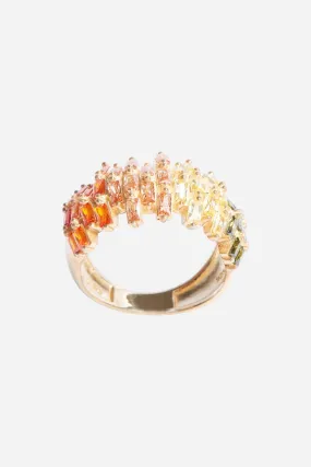Nickho Rey Sharon Ring in Gold with Sherbert Stones