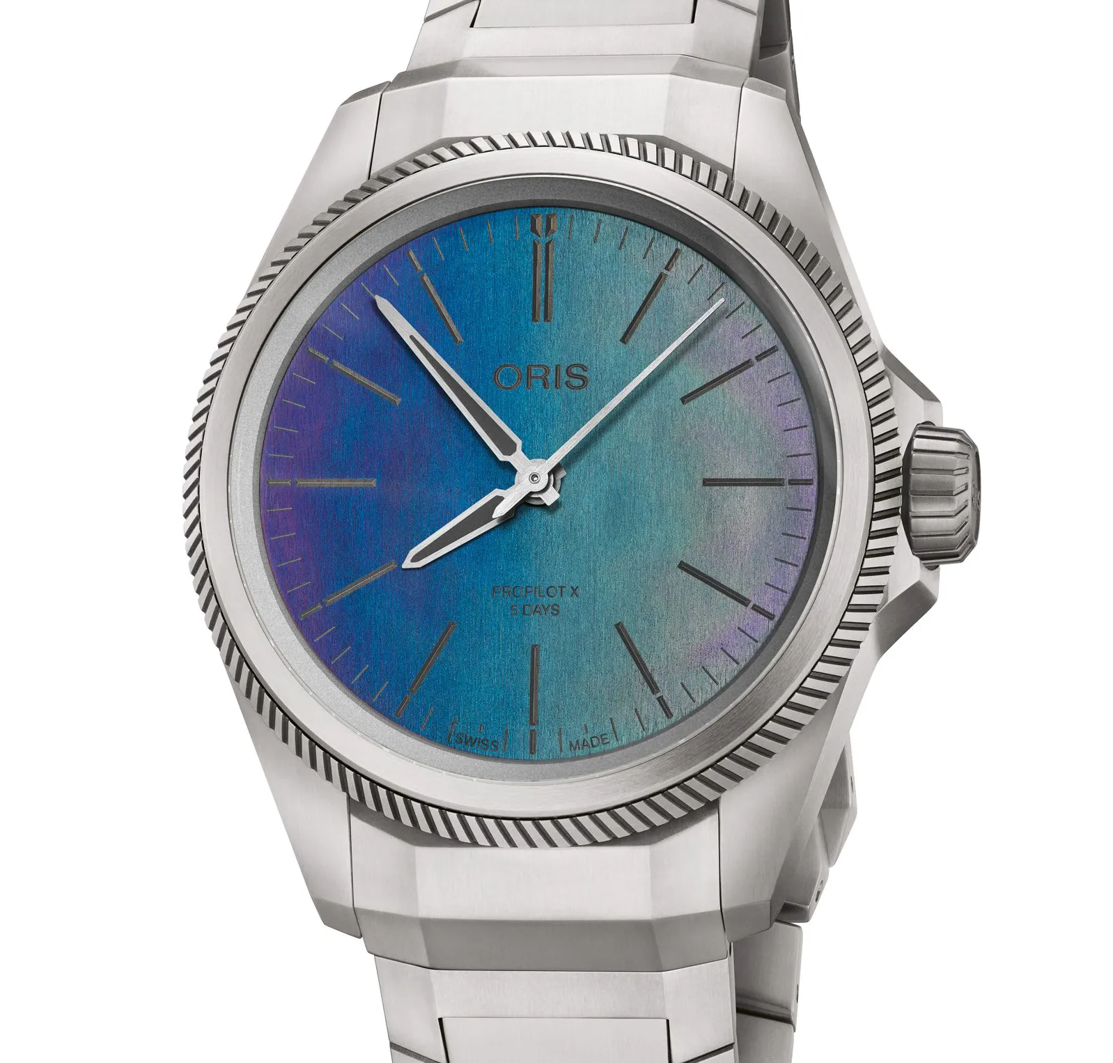 Oris ProPilot X Calibre 400 Laser Watch with Multicolored Dial, 39mm