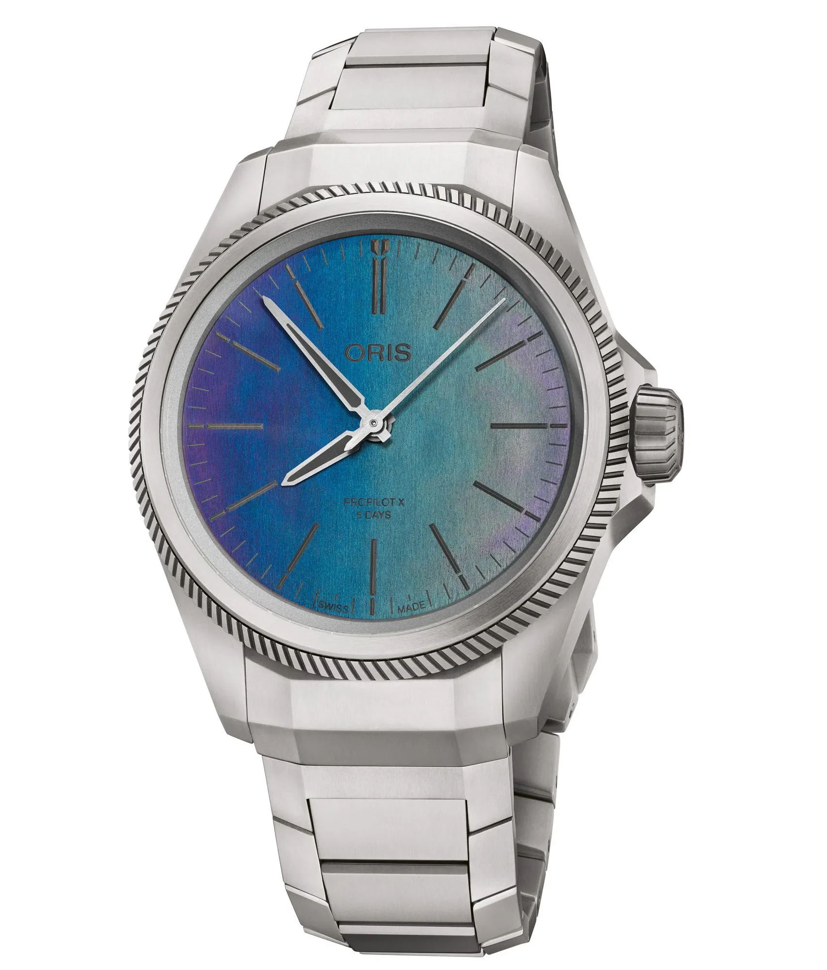 Oris ProPilot X Calibre 400 Laser Watch with Multicolored Dial, 39mm
