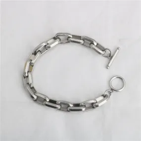 OT Buckle Titanium Steel Chain Bracelet