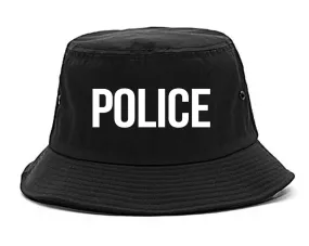 Police Uniform Cop Costume Mens Bucket Hat