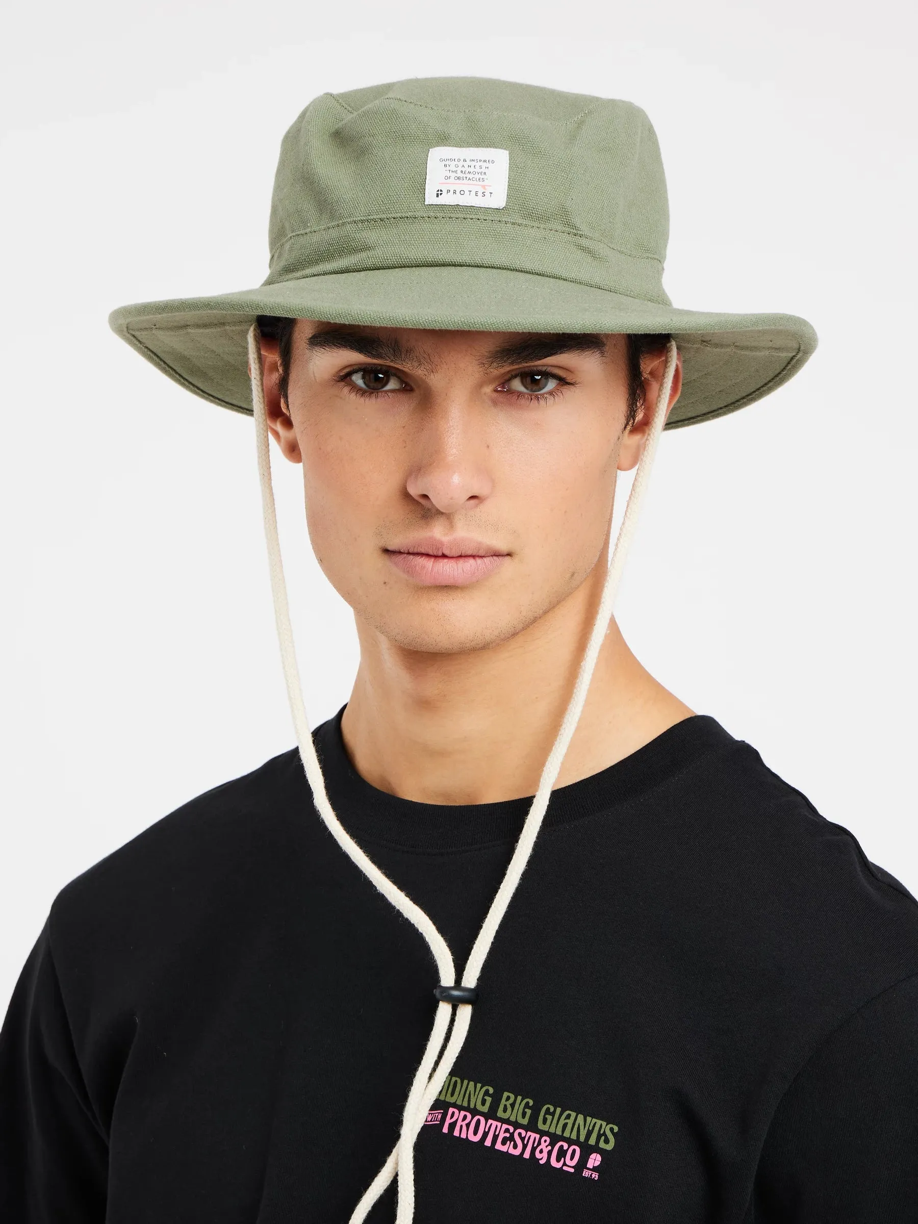 Protest PRTAMBURGH Wide Rim Bucket Hat - Green