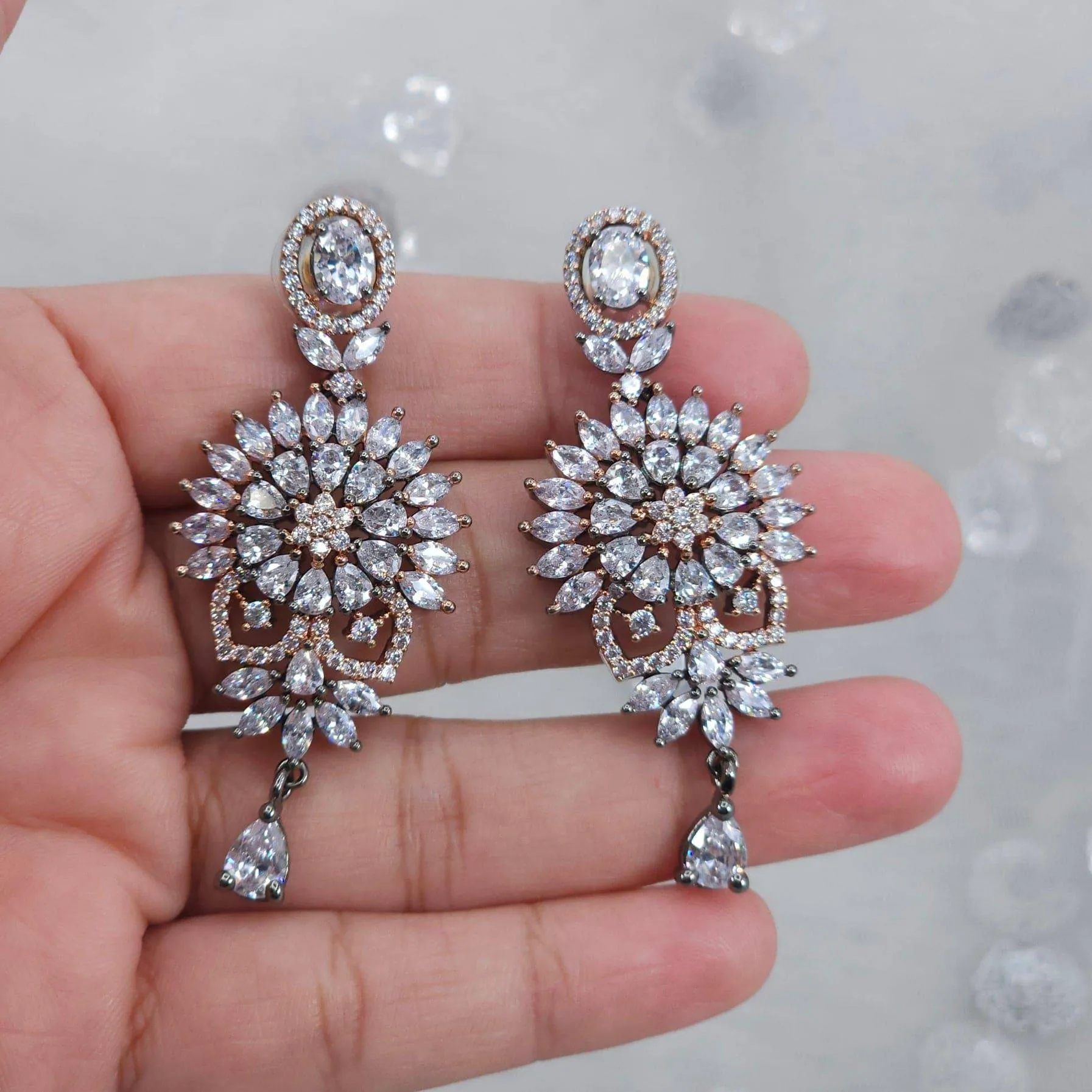 Rania AD Earrings Tikka Set