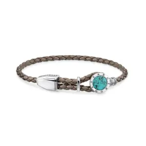 Rebel At Heart Turquoise Disc Bracelet A1864-878-17-L25V