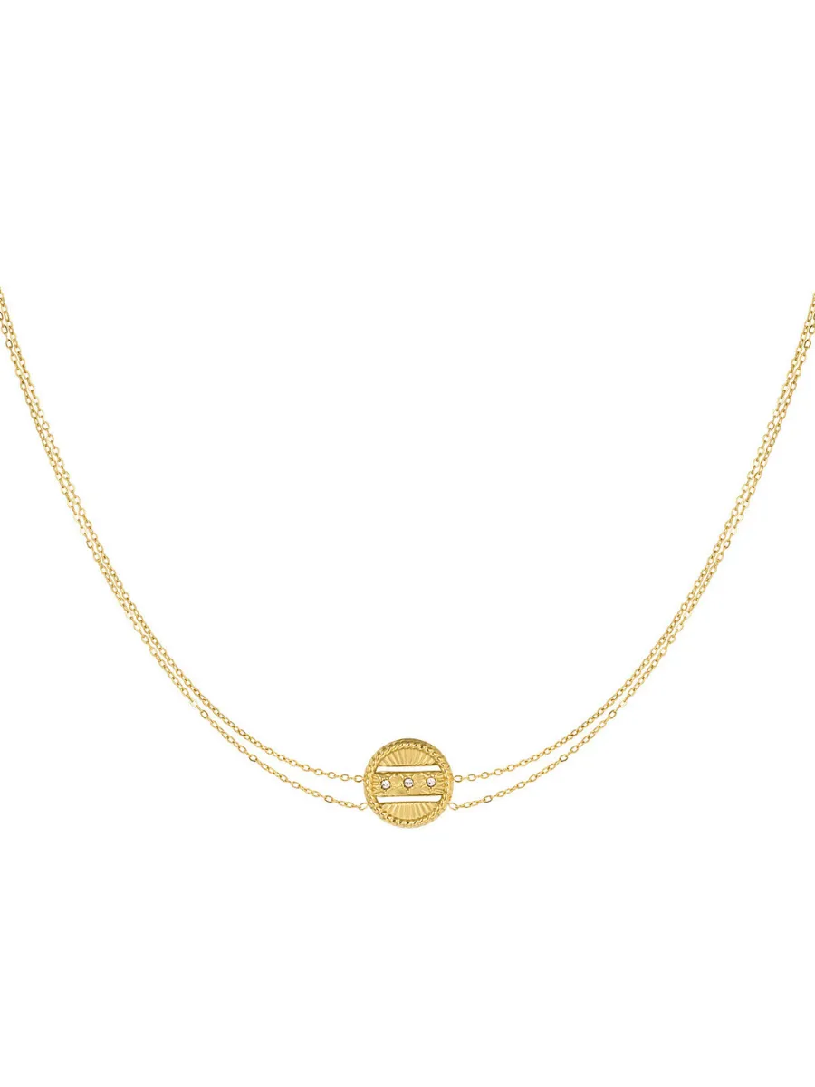 Robin Necklace - Double Stainless Steel Chain