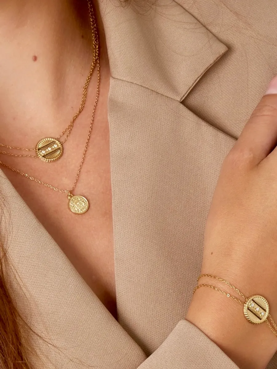 Robin Necklace - Double Stainless Steel Chain