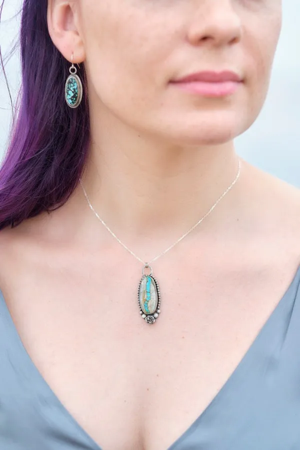 Royston Ribbon Succulent Necklace