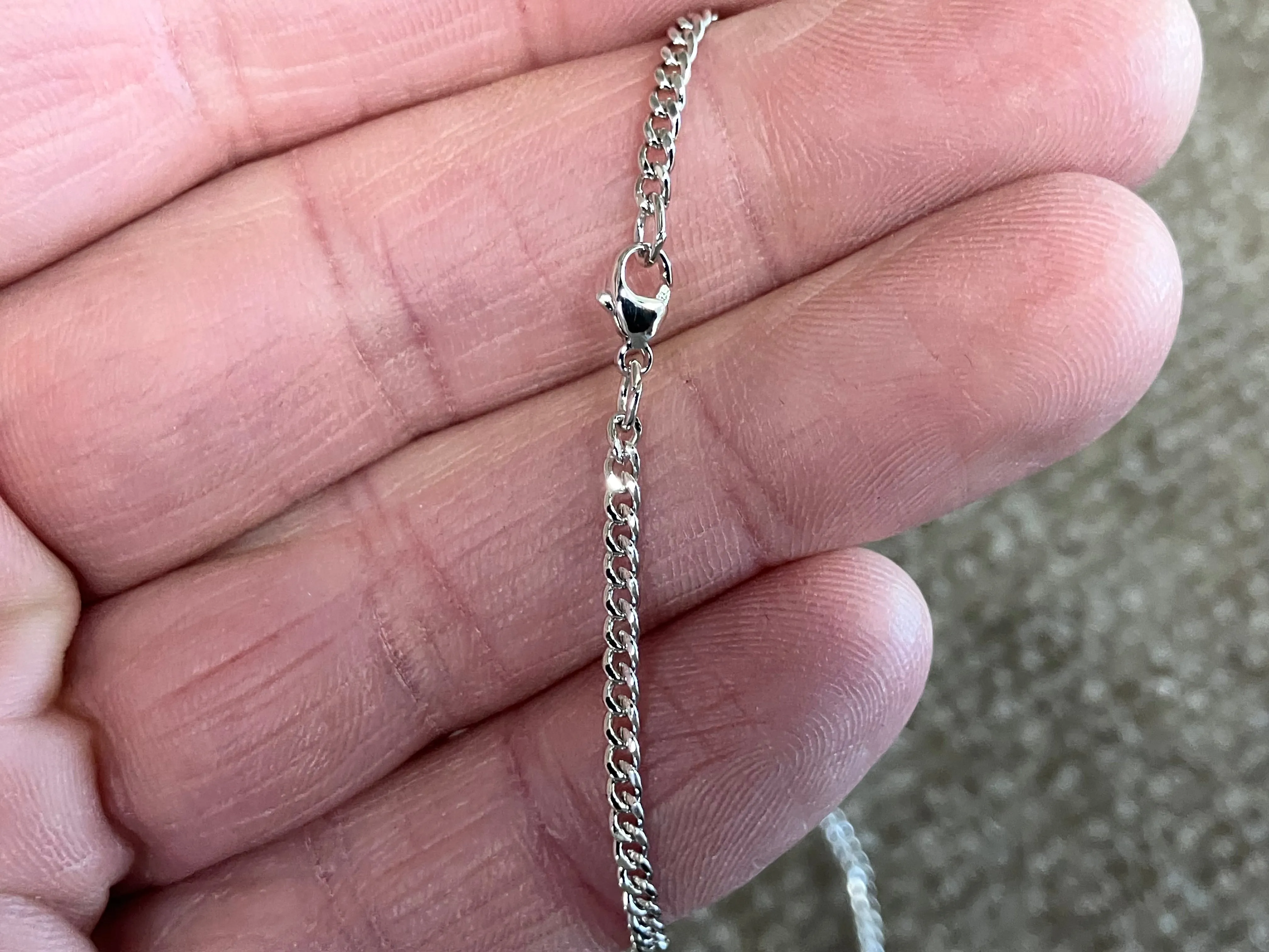 Saint Clement Silver Pendant With Chain