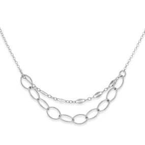 Silver Jovie Necklace, 18"