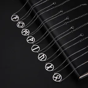 Simple 24 Luenwen Letter Personality Cartoon Girls' Bracelet