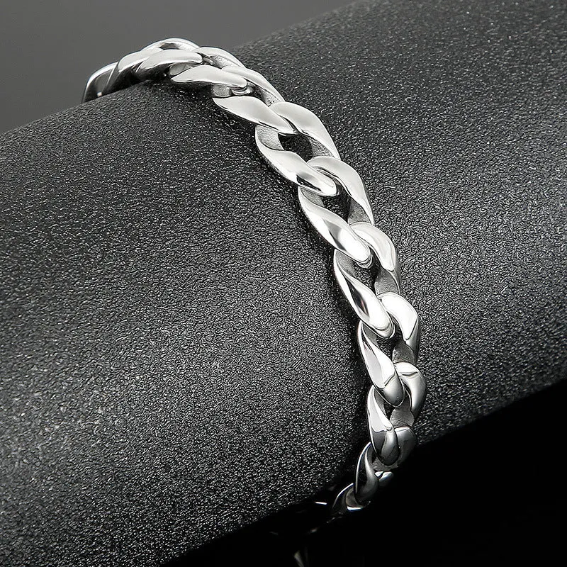 Simple Elegance: Titanium Steel Bracelet for Men