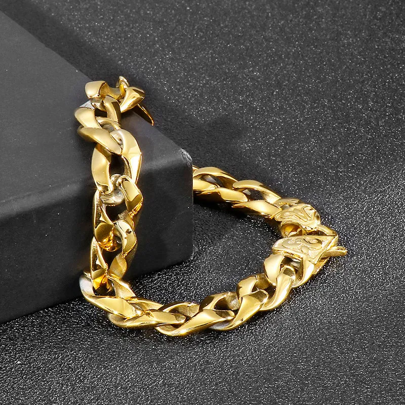 Simple Elegance: Titanium Steel Bracelet for Men