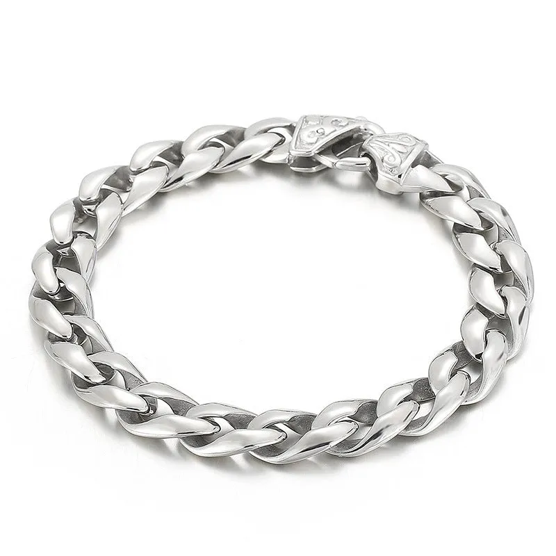 Simple Elegance: Titanium Steel Bracelet for Men