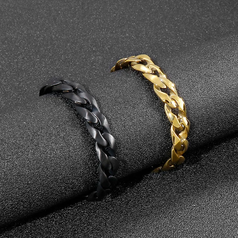 Simple Elegance: Titanium Steel Bracelet for Men