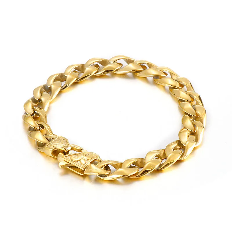 Simple Elegance: Titanium Steel Bracelet for Men