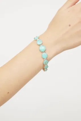 Sterling Silver Graduated Turquoise Bracelet