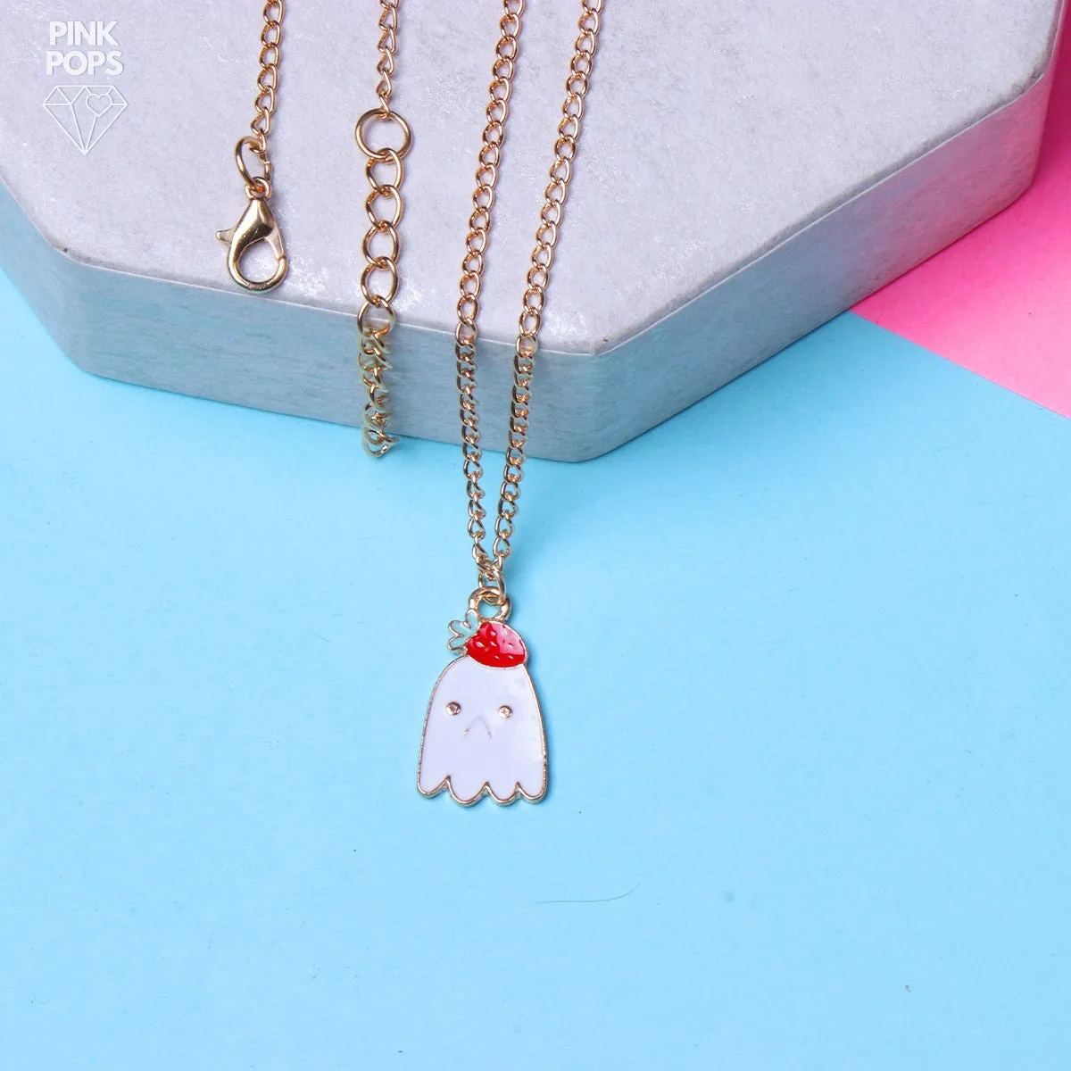 Strawberry Ghost Pendant