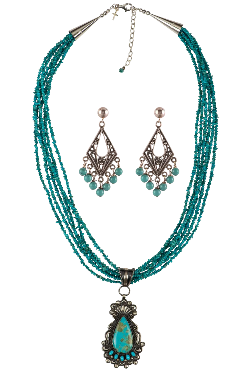Sweet Tea Jewelry Myron Silver Set
