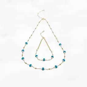 The Nine Turquoise Choker Necklace Set