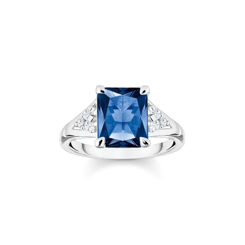 Thomas Sabo Ring blue stone