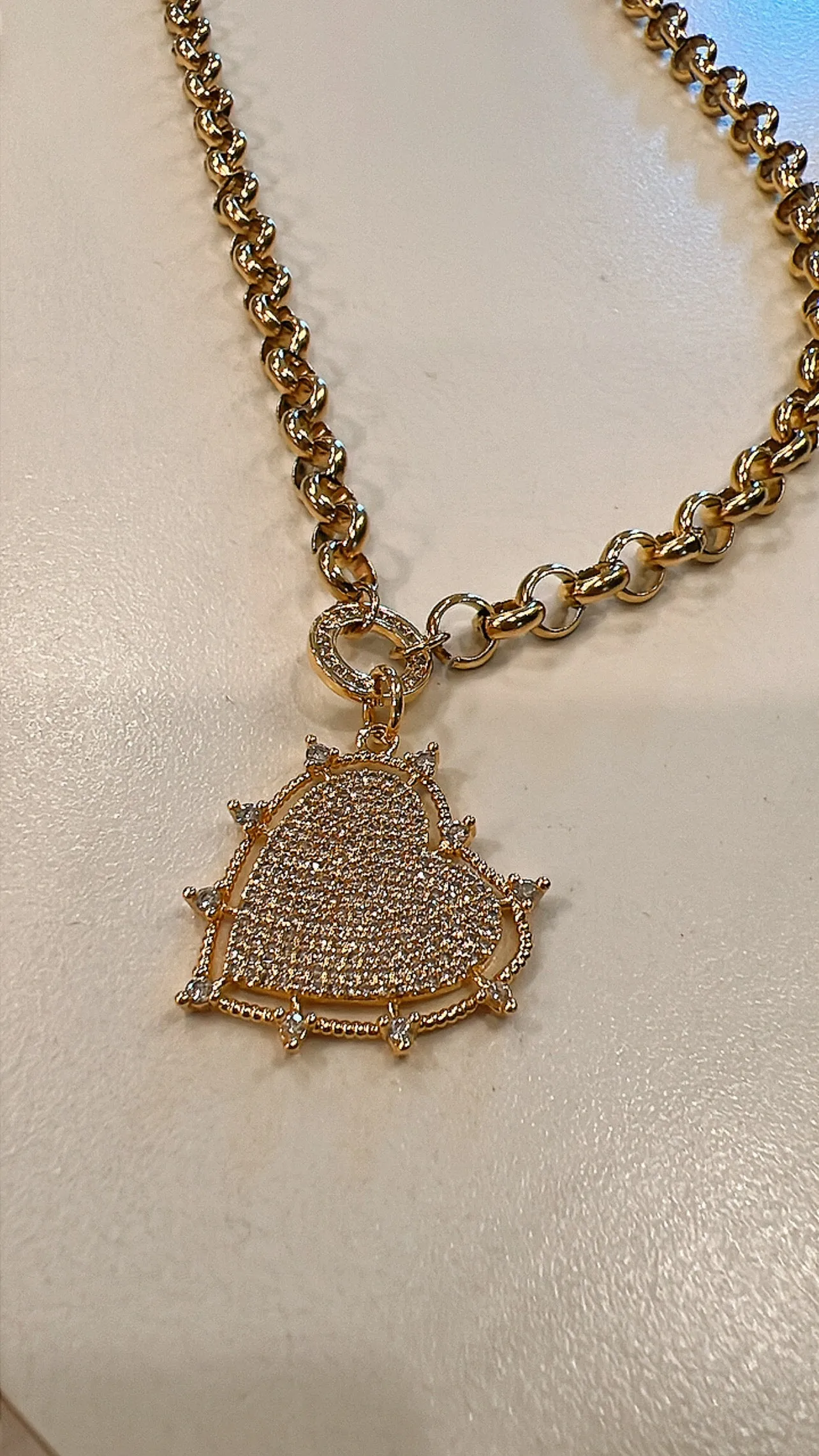 Treasured Moments Crystal Heart Necklace