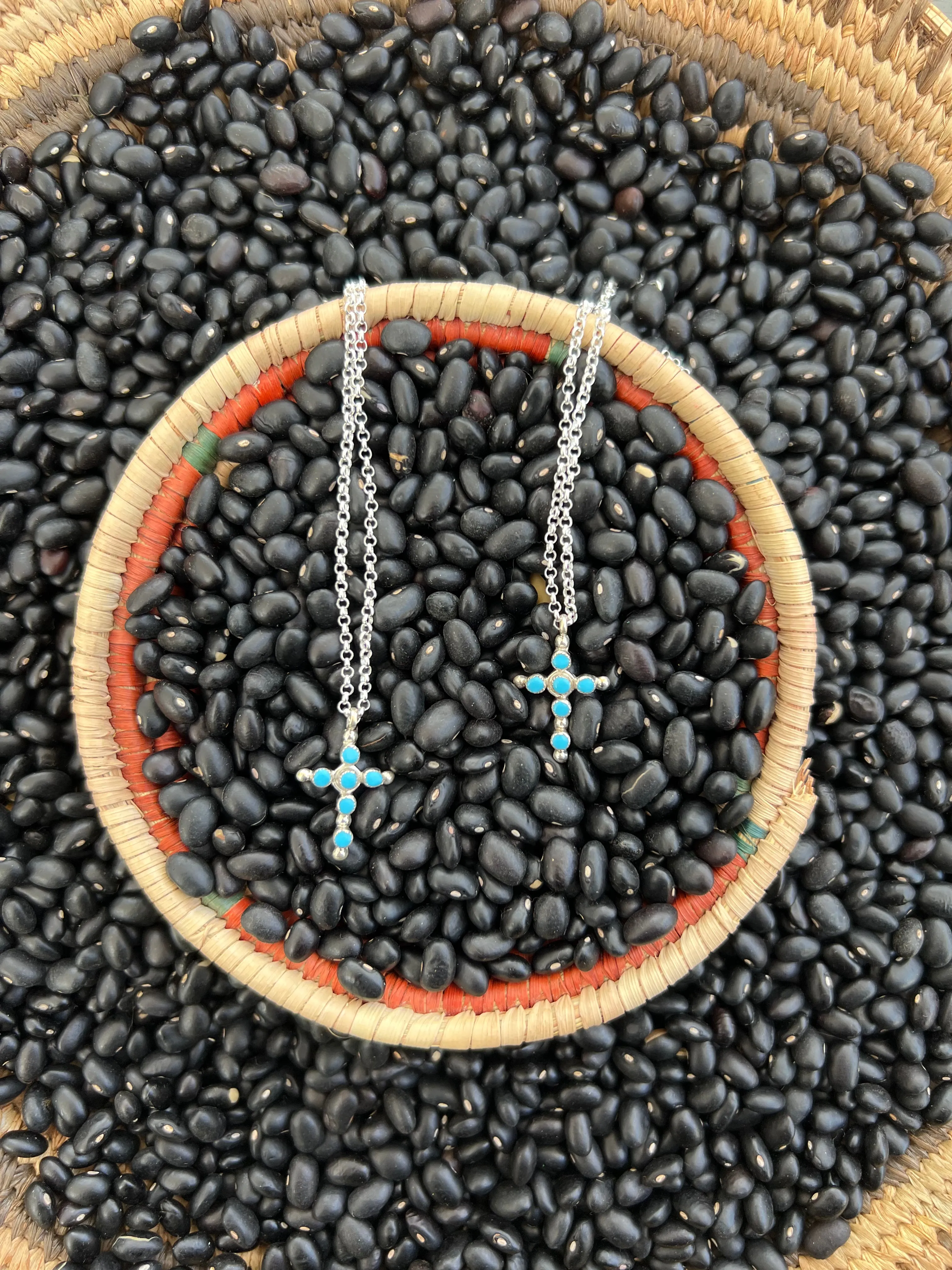 Turquoise Cross Necklace
