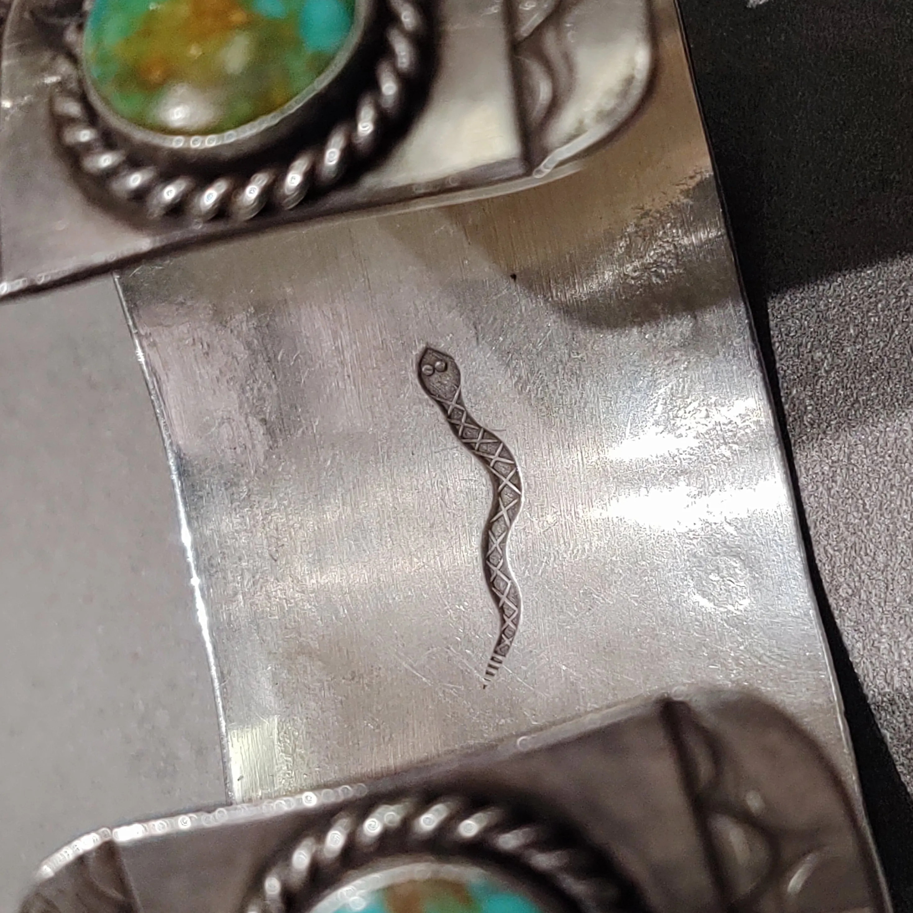 Turquoise Sterling Bracelet - Handmade Native American