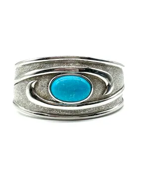 Turquoise sterling silver Cuff bracelet