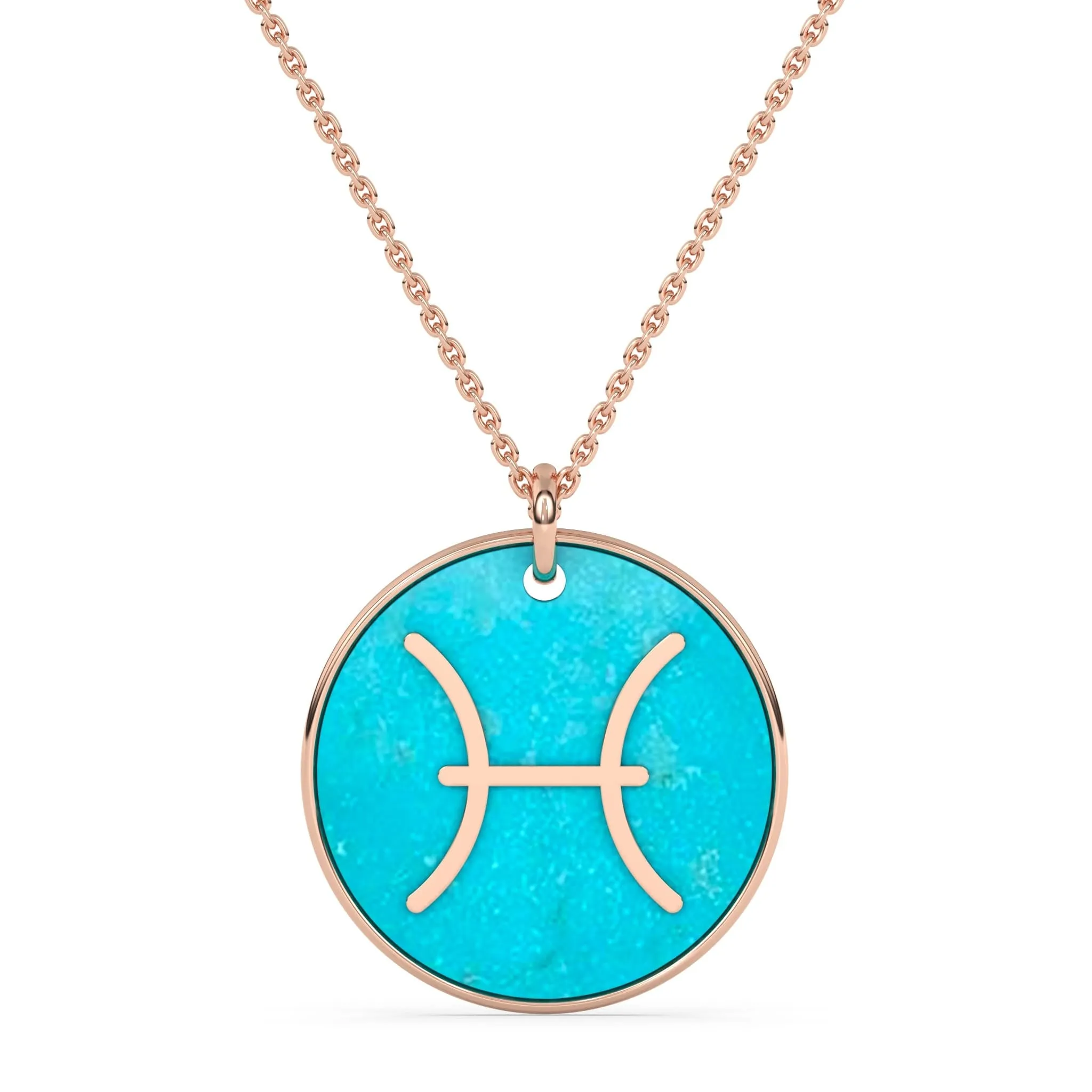 Turquoise Zodiac Necklace