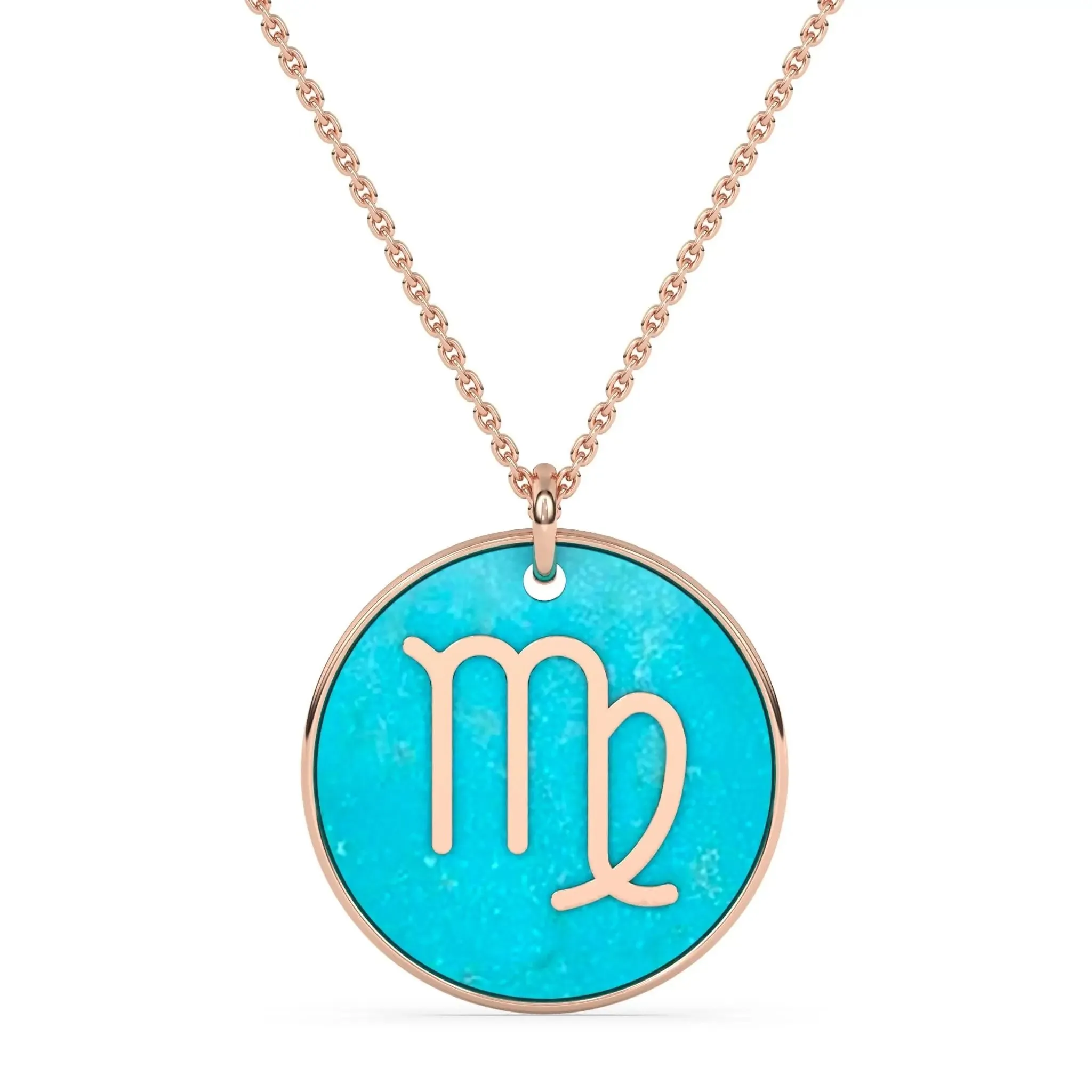 Turquoise Zodiac Necklace