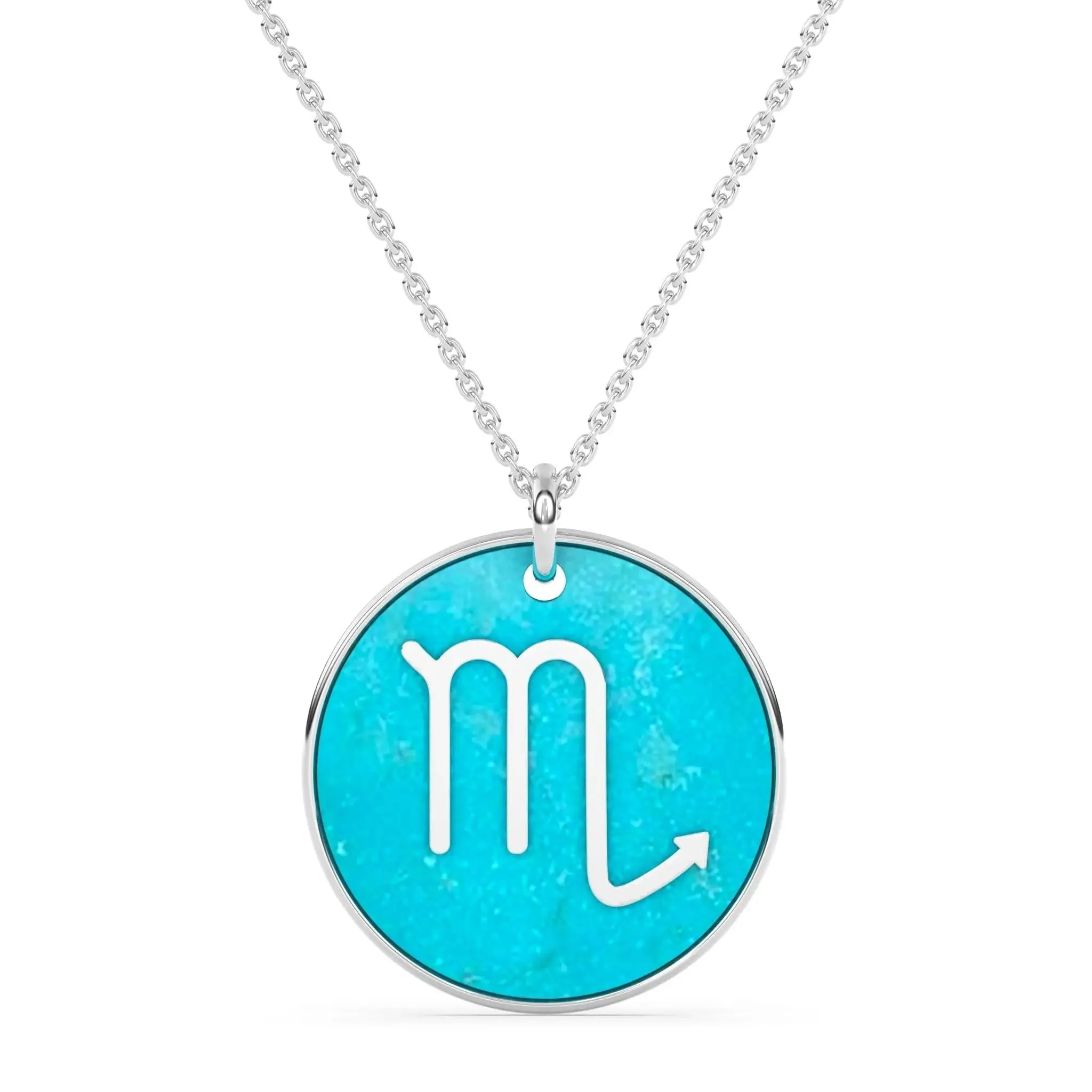 Turquoise Zodiac Necklace