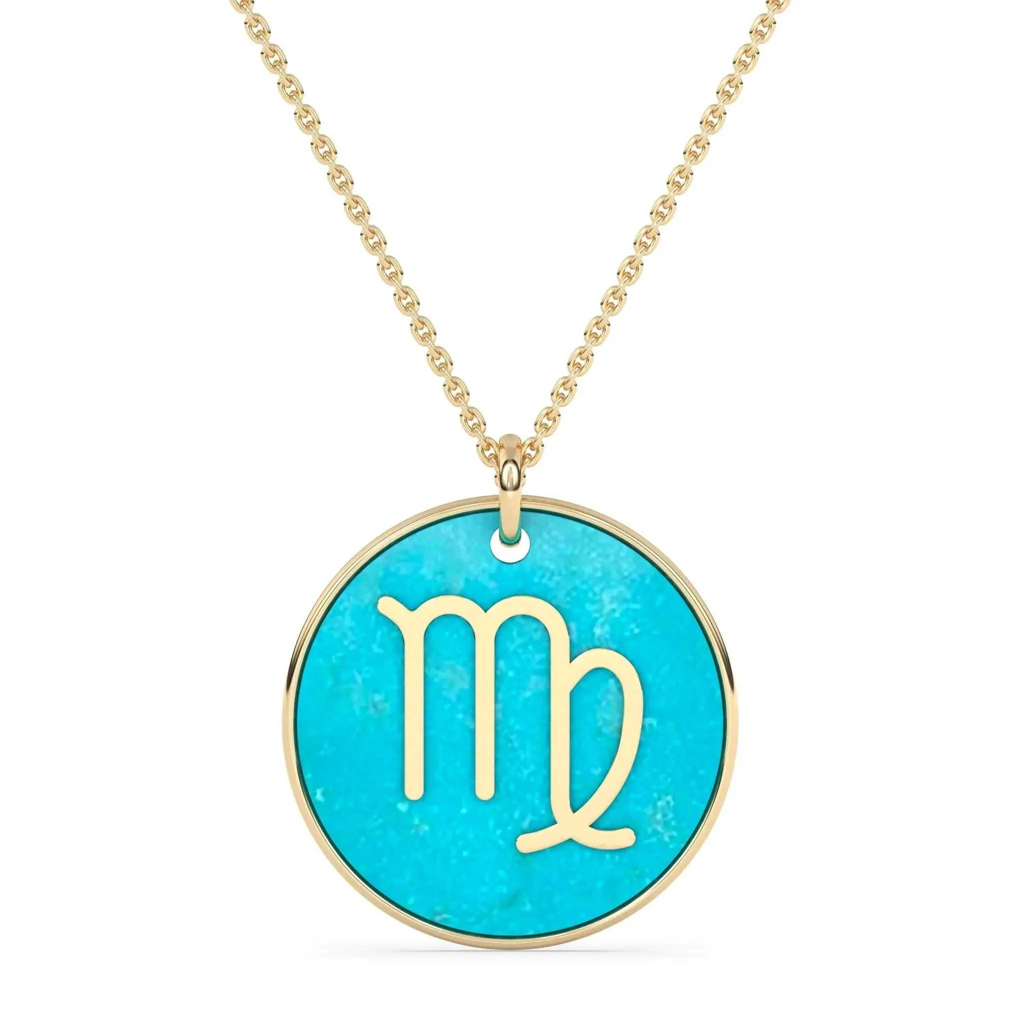 Turquoise Zodiac Necklace