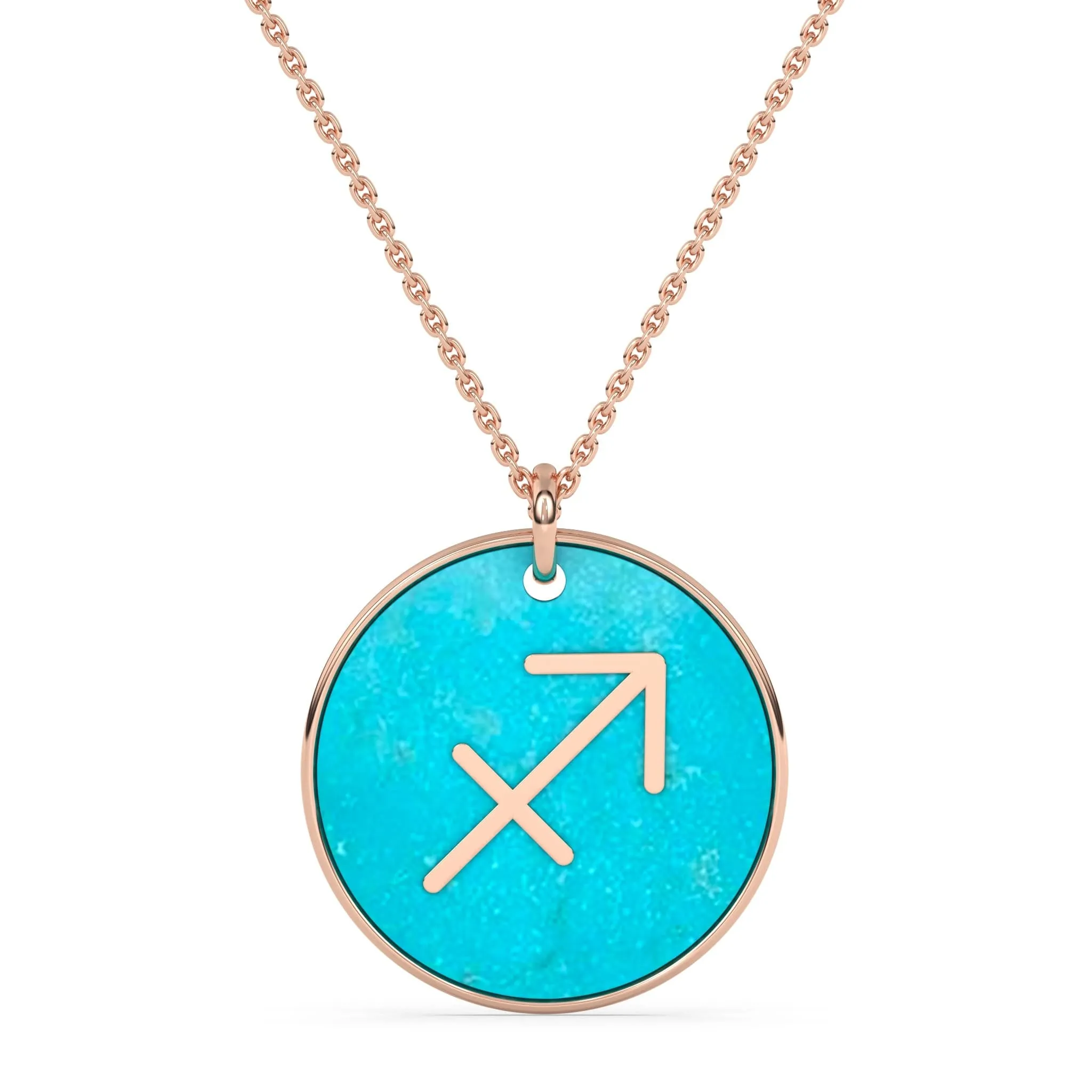 Turquoise Zodiac Necklace
