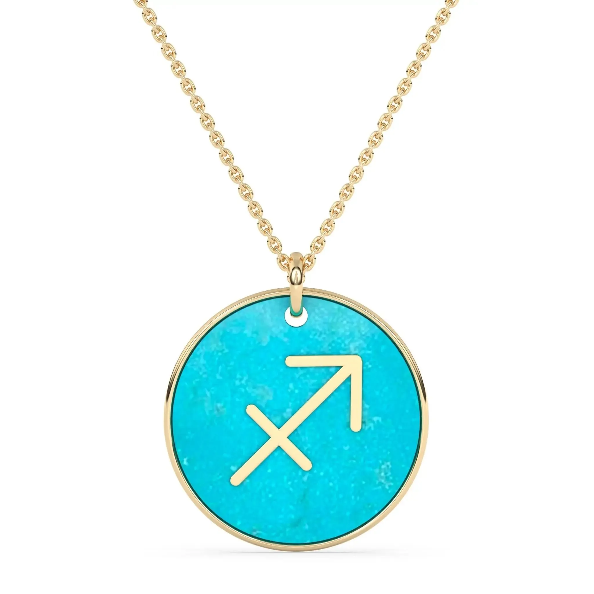 Turquoise Zodiac Necklace